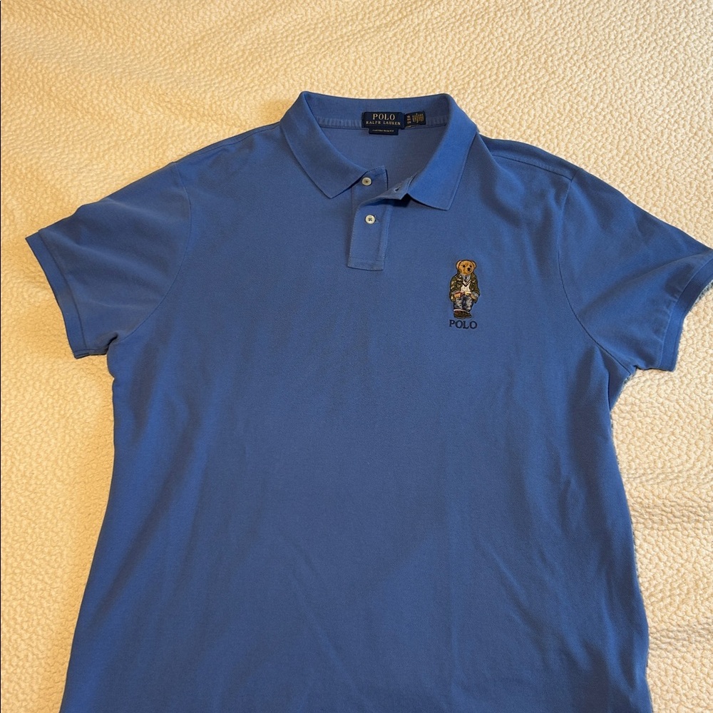 Ralph Lauren Custom Slim Fit Polo in Blue - NWOT - XL